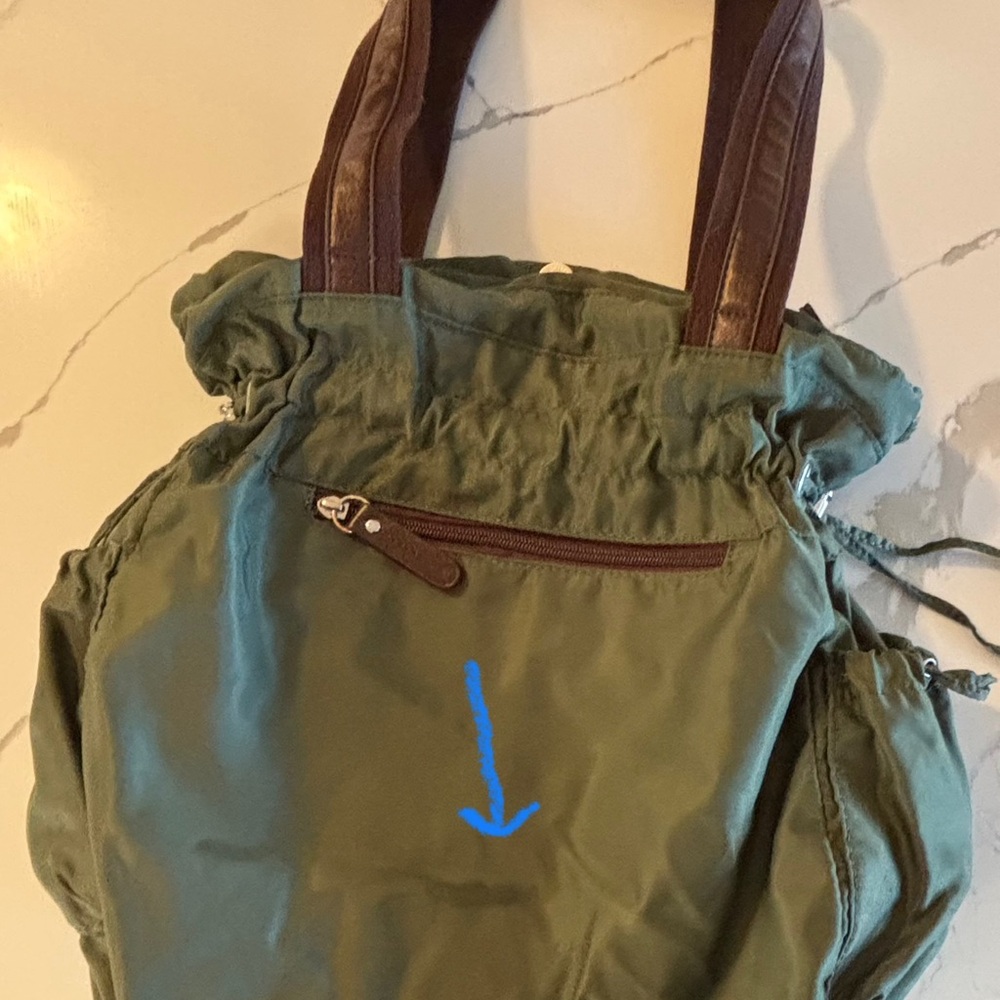 Green & Brown Nylon Tyler Rodan Tote Bag - Picture 7 of 12